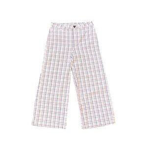 Madewell Plaid High Rise Wide Leg Cropped Pants Stretch Cotton Women Size 27